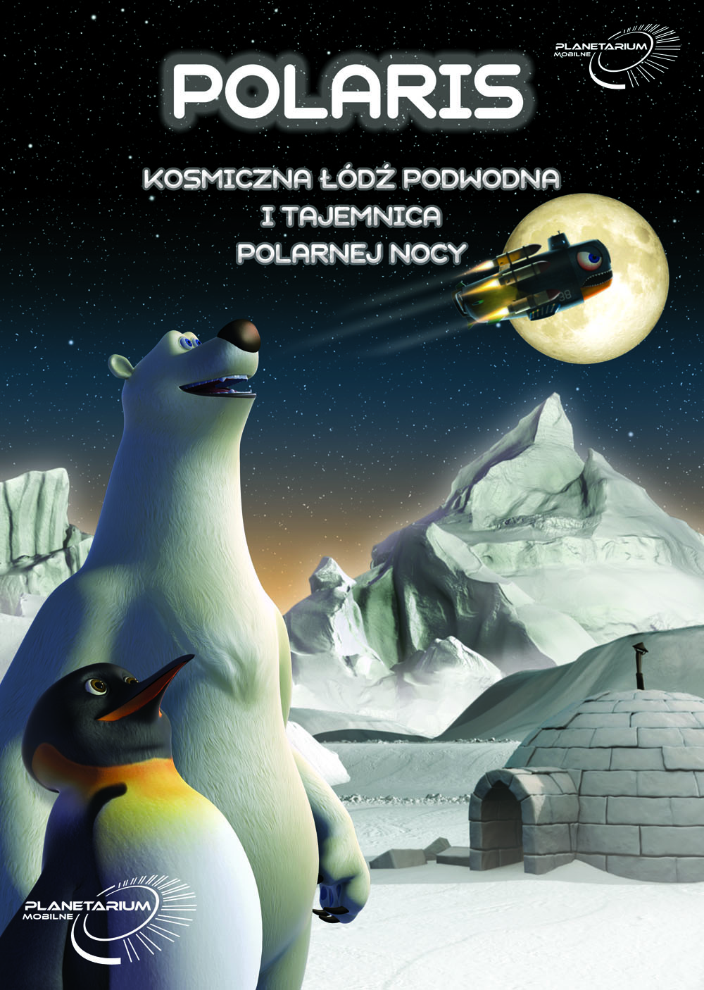 Plakat filmu Polaris – kosmiczna łódź podwodna i tajemnica nocy polarnej