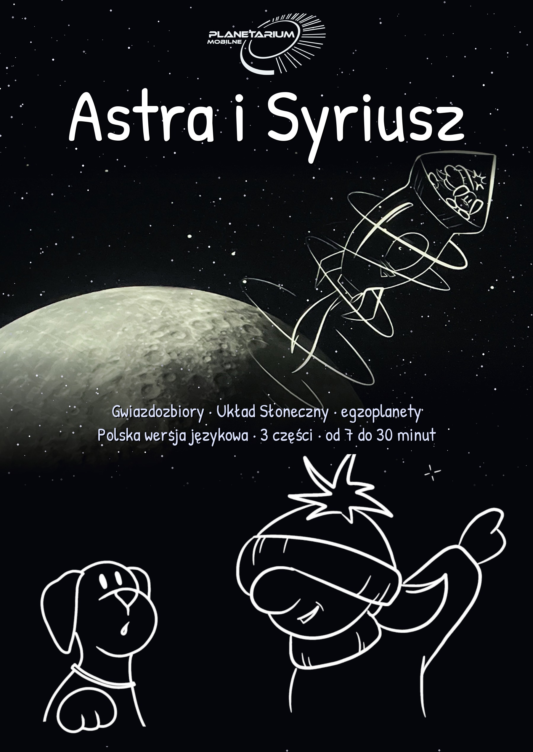 Plakat filmu Astra i Syriusz