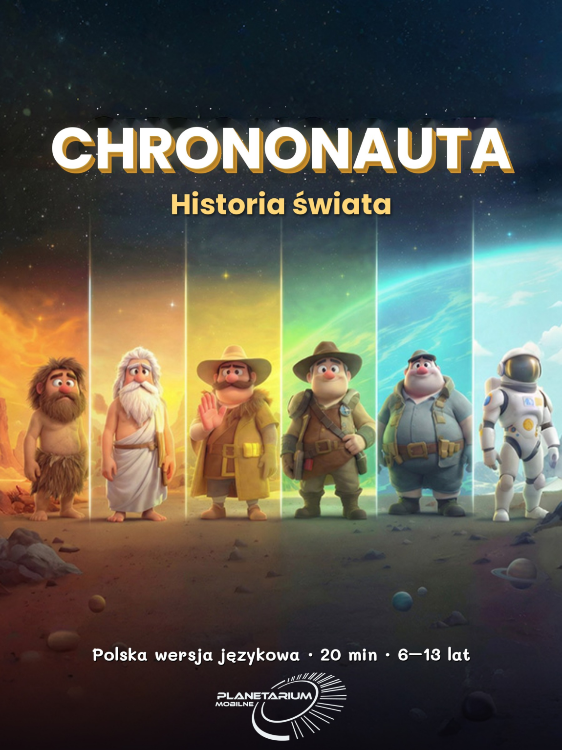 Plakat filmu Chrononauta – historia świata